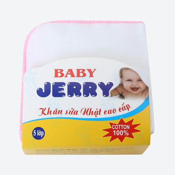 Khăn sữa 5 lớp cao cấp Baby Jerry - Công Ty TNHH Sản Xuất Thương Mại Gold Baby Care Việt Nam